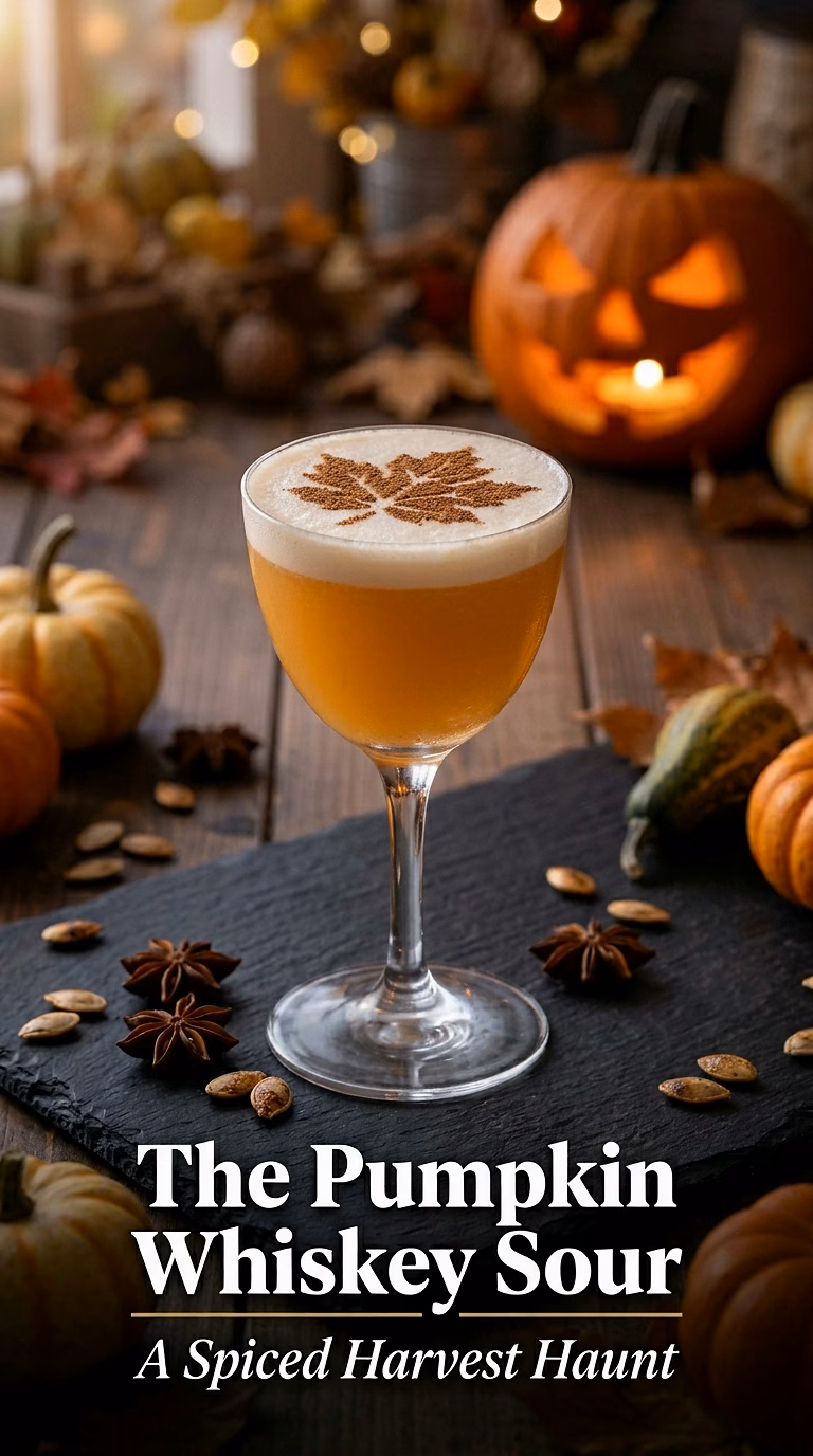 The Pumpkin Whiskey Sour