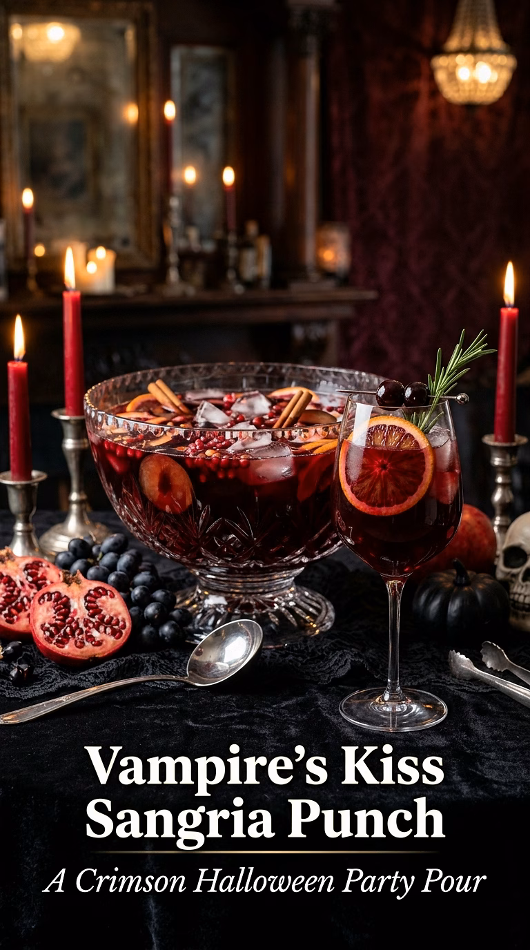 Vampire's Kiss Sangria Punch