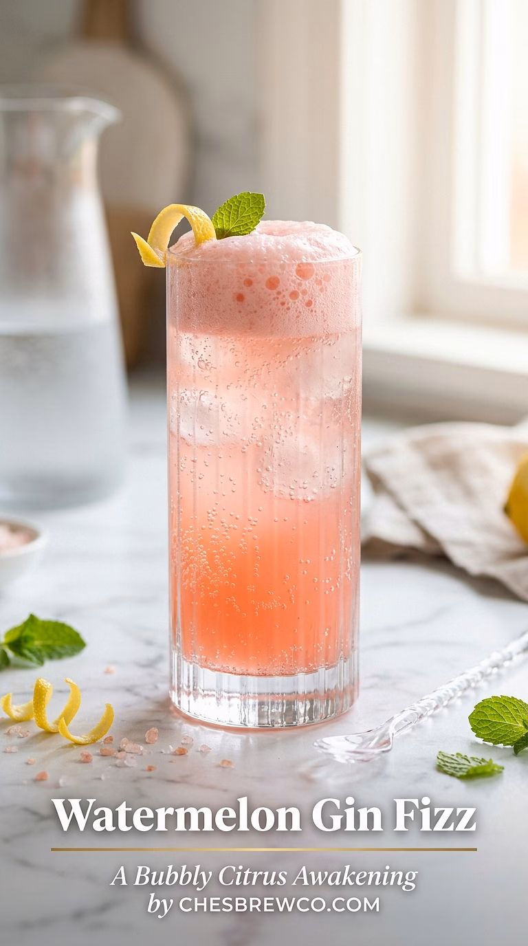 Watermelon Gin Fizz