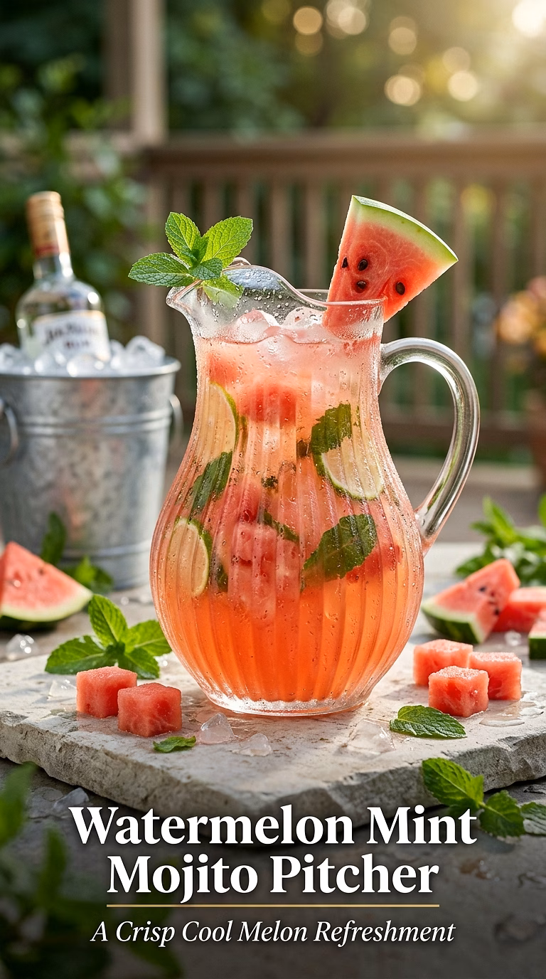 Watermelon Mint Mojito Pitcher