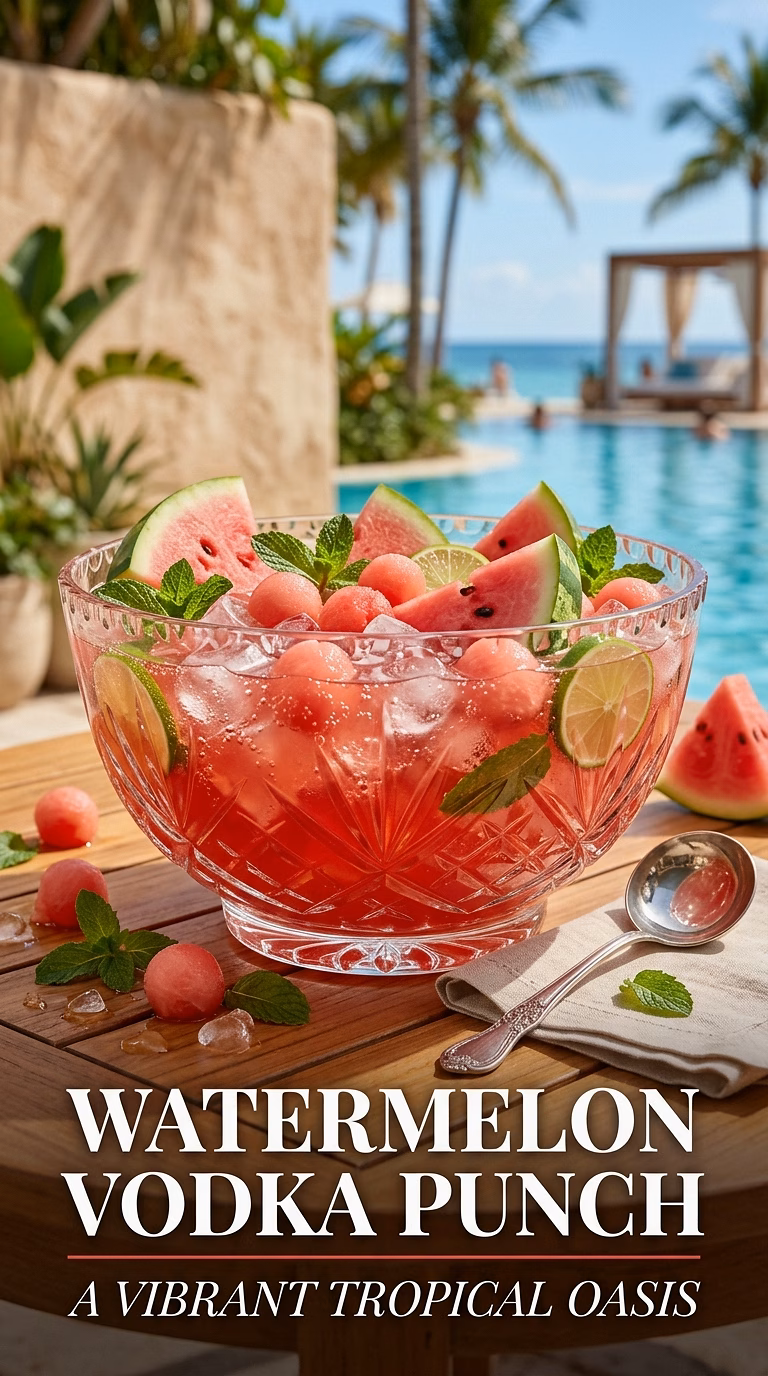 Watermelon Vodka Party Punch