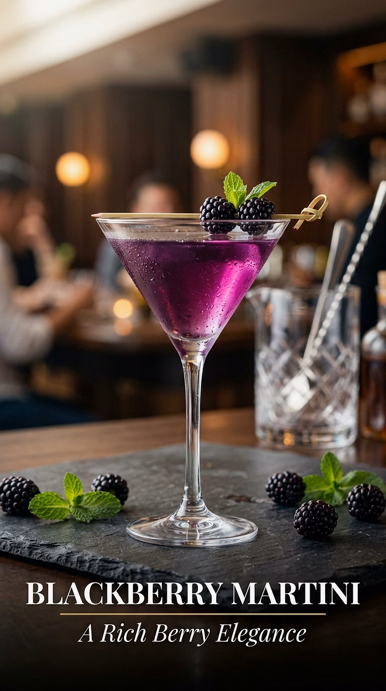 Blackberry Martini