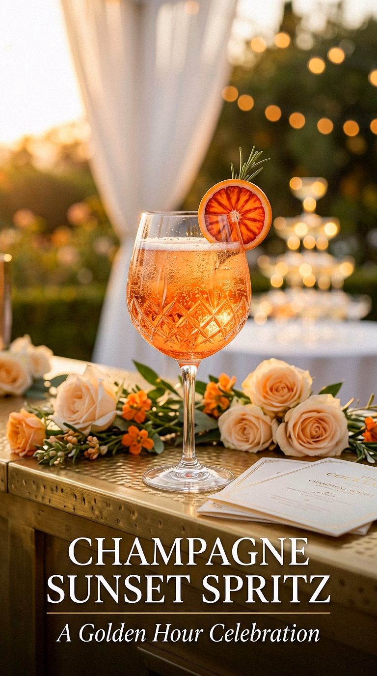 Champagne Sunset Spritz