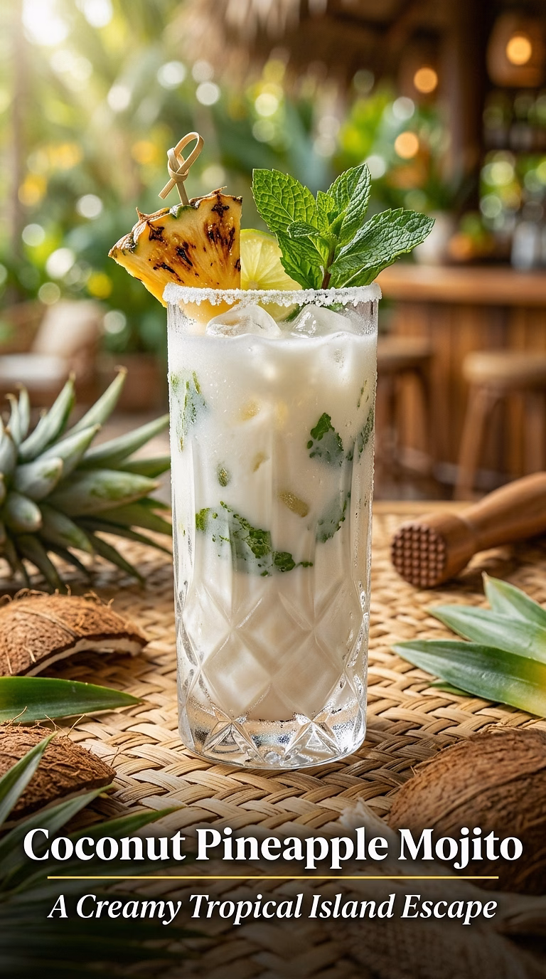 Coconut Pineapple Mojito