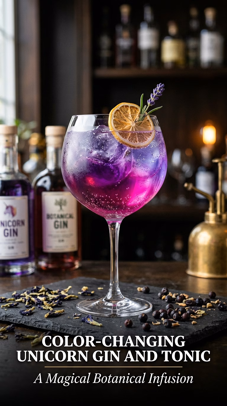 Color-Changing Unicorn Gin And Tonic