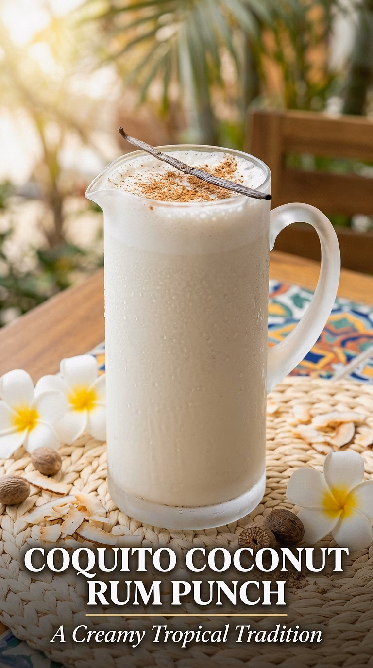 Coquito (Puerto Rican Coconut Rum Punch)