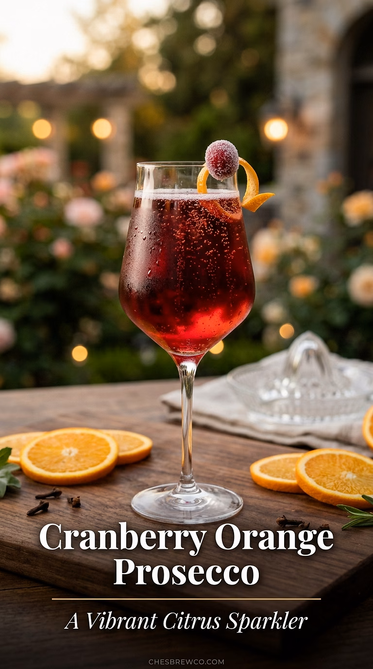 Cranberry Orange Ruby Prosecco