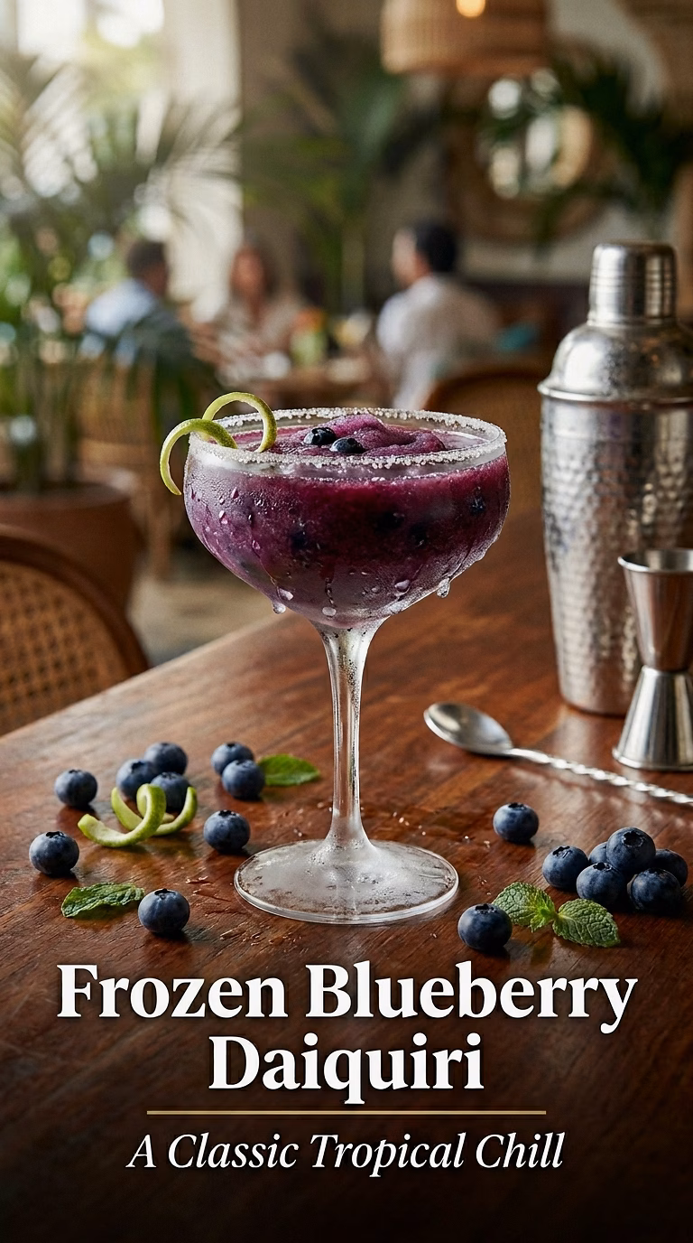 Frozen Blueberry Daiquiri