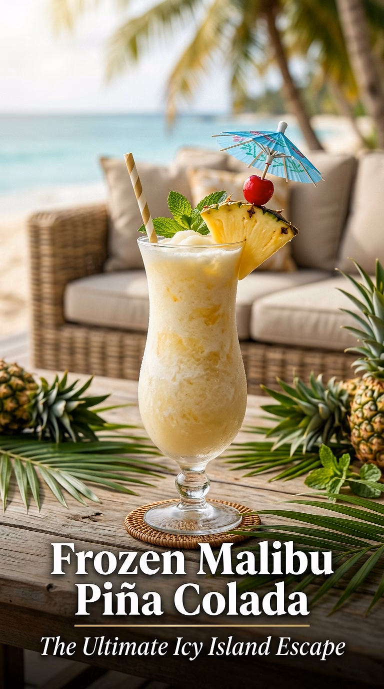 Frozen Malibu Piña Colada