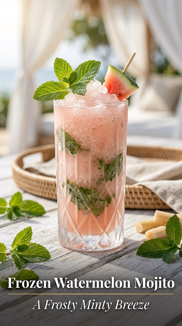 Frozen Watermelon Mojito