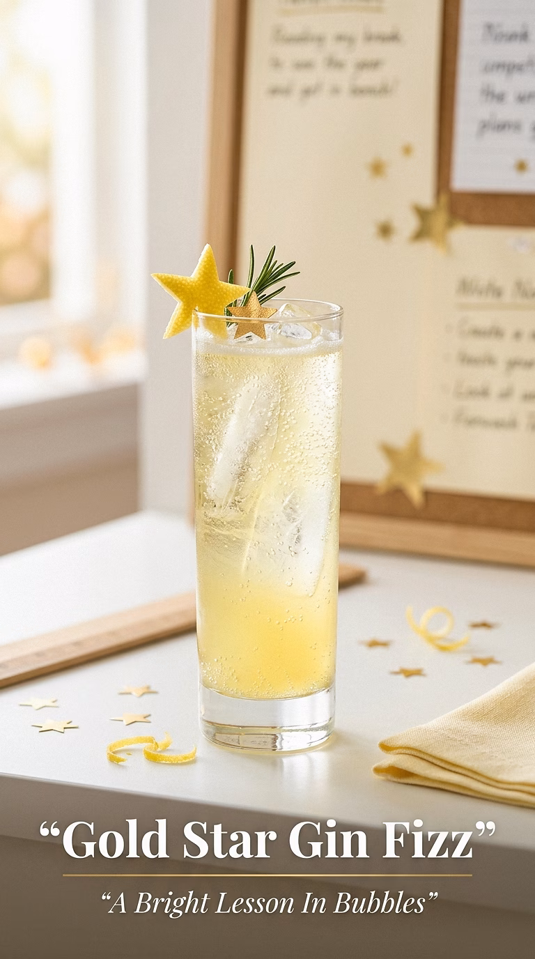 Gold Star Gin Fizz