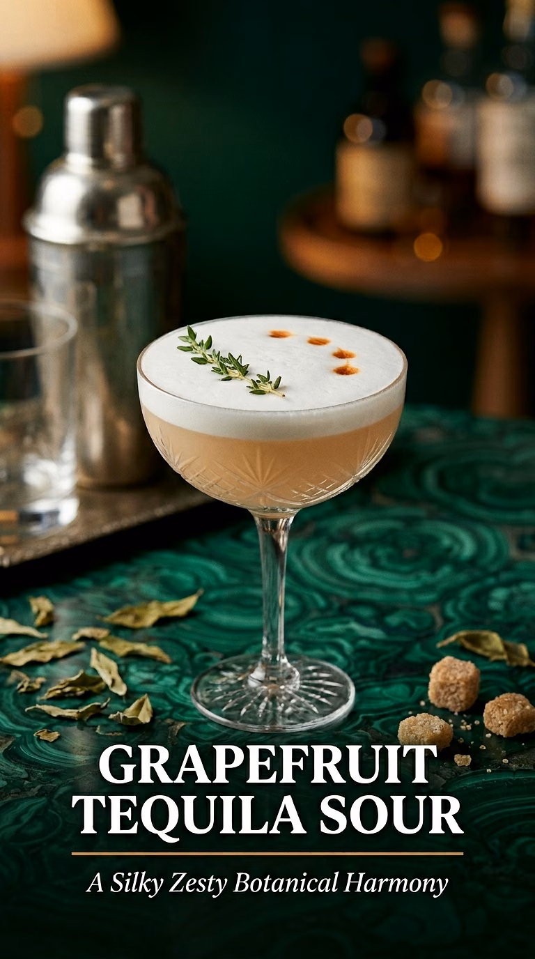 Grapefruit Tequila Sour