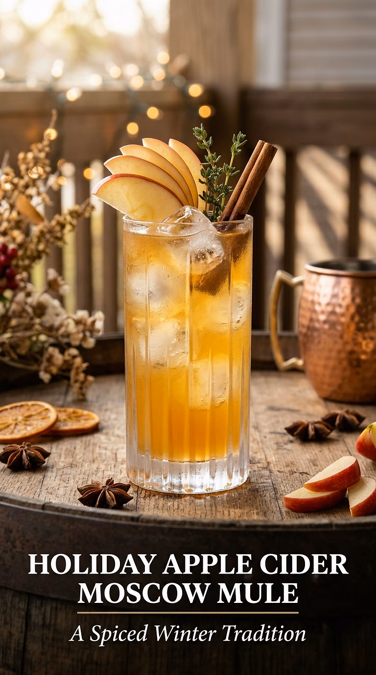 Holiday Apple Cider Moscow Mule