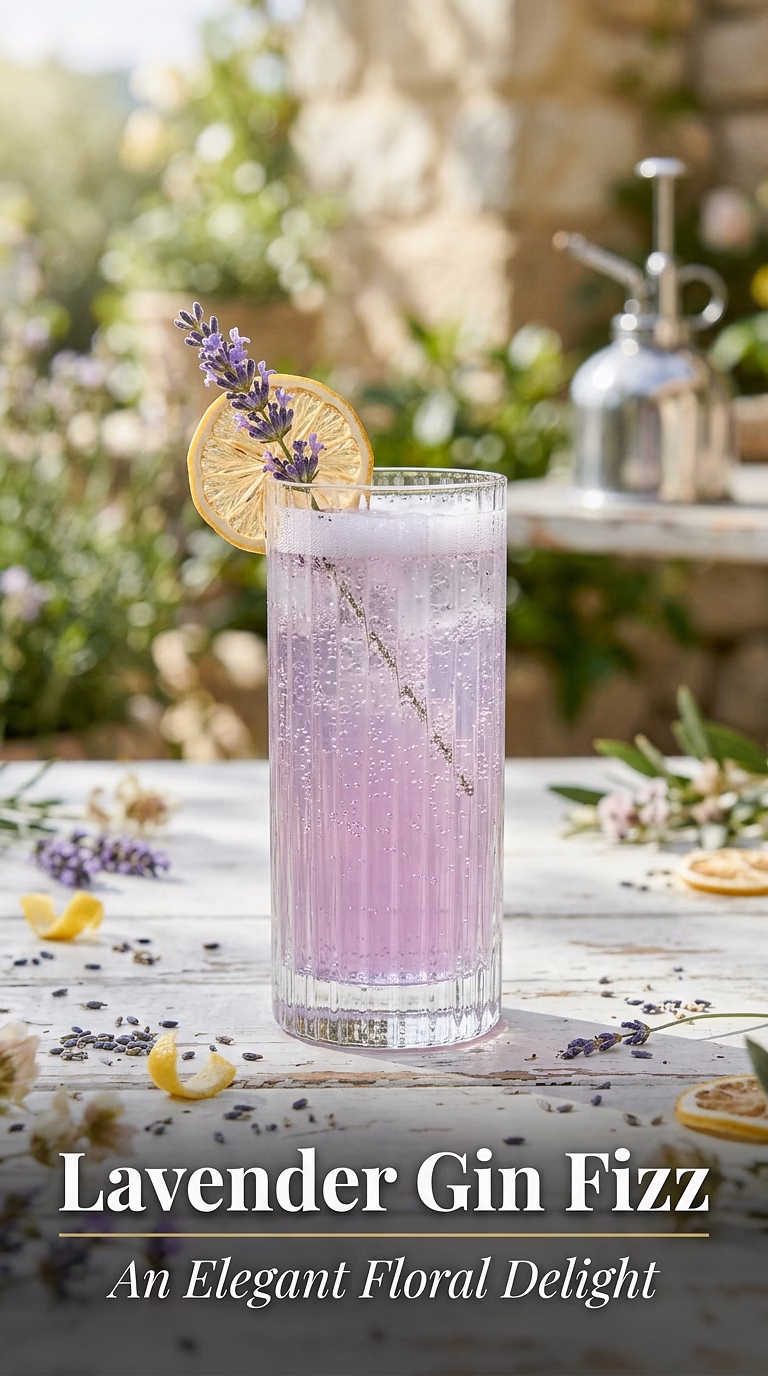 Lavender Gin Fizz