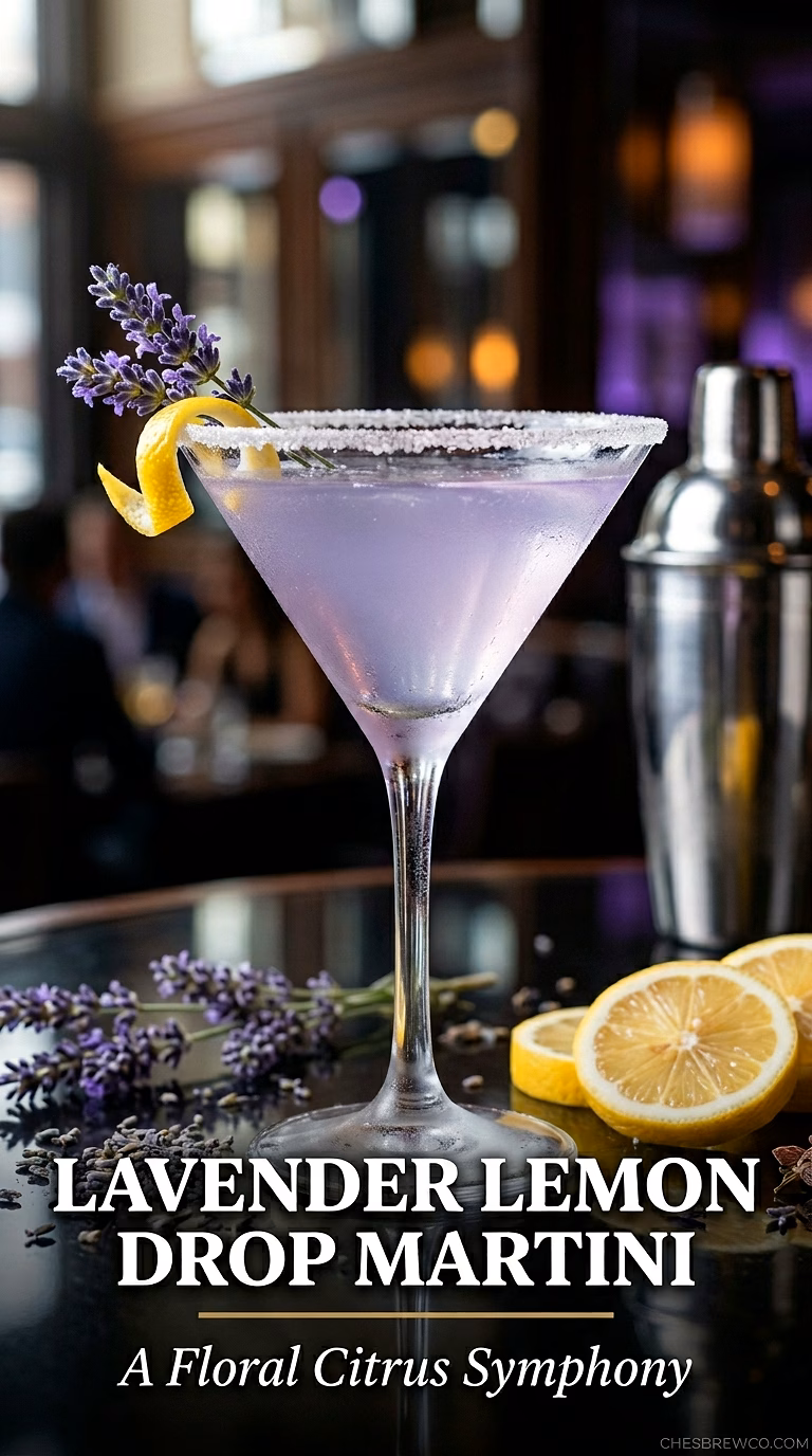 Lavender Lemon Drop Martini