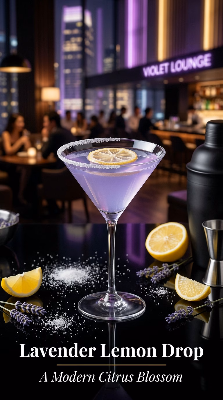 Lavender Lemon Drop Martini