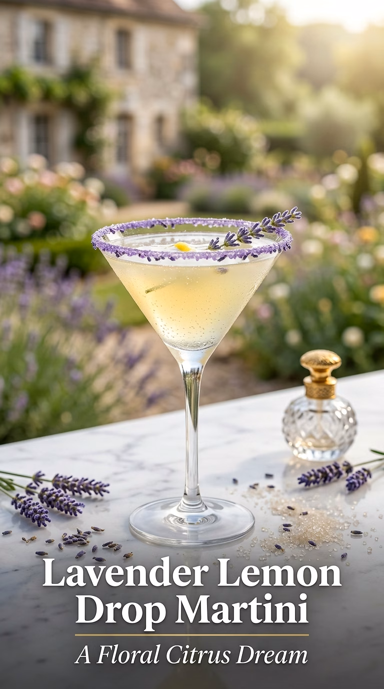 Lavender Lemon Drop Martini