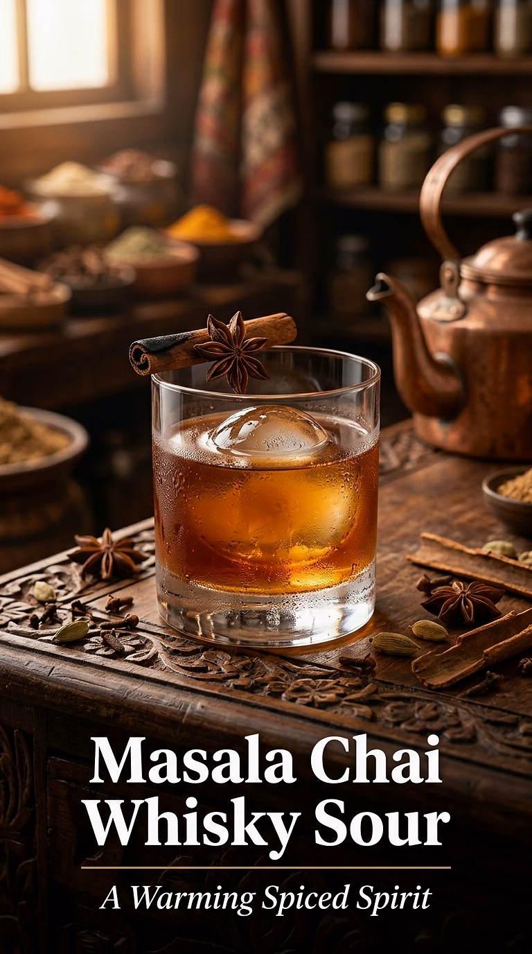 Masala Chai Whisky Sour