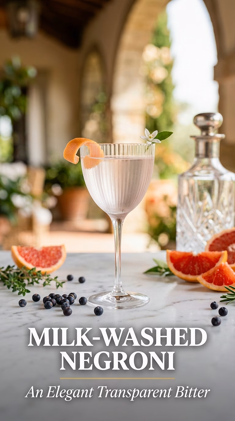 Milk-Washed Negroni