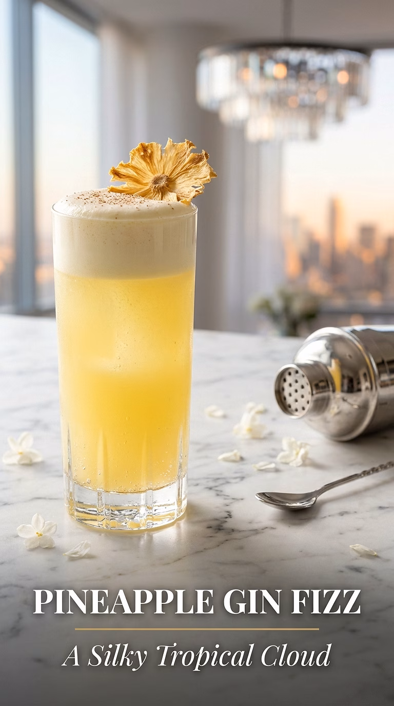 Pineapple Gin Fizz