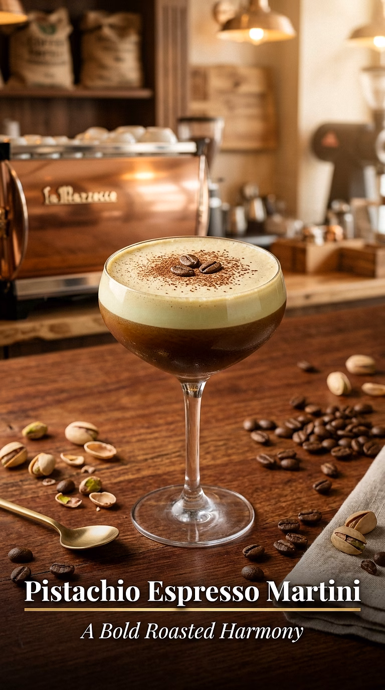 Pistachio Espresso Martini
