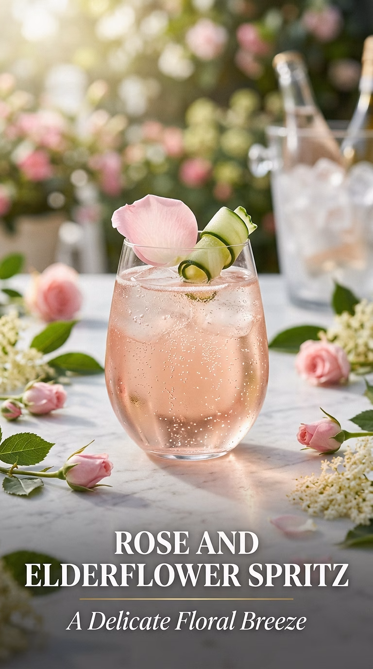Rose And Elderflower Spritz