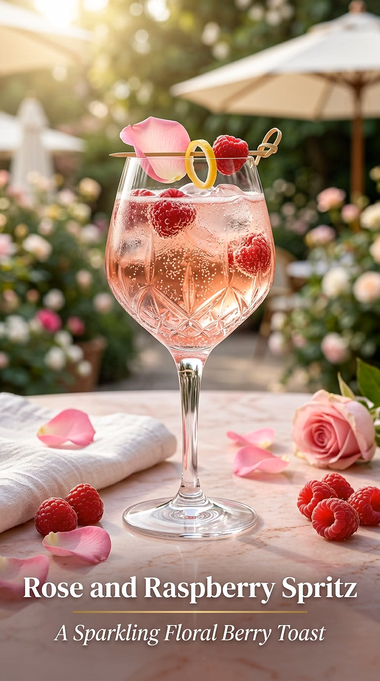 Rose and Raspberry Spritz