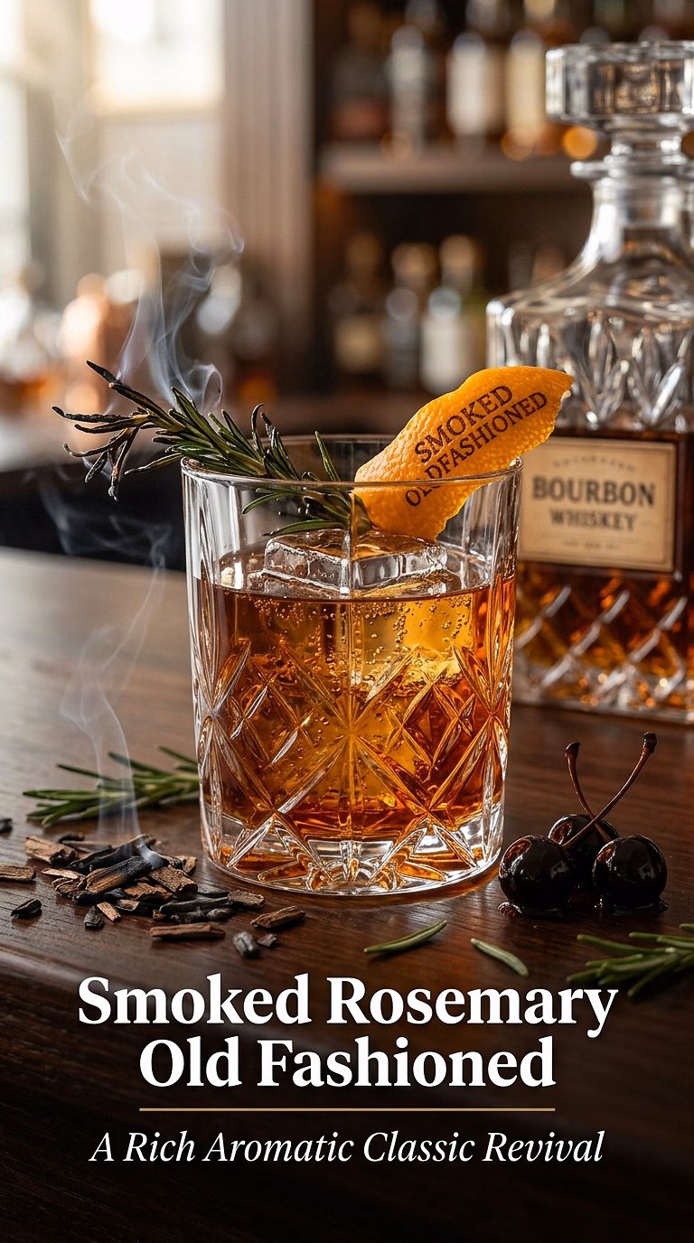 Smoked Rosemary Old Fashioned