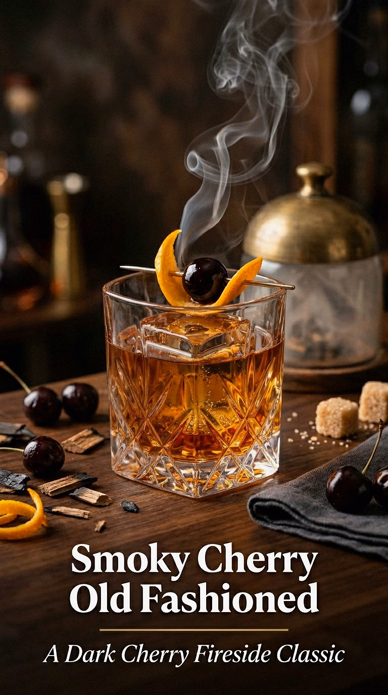 Smoky Cherry Old Fashioned