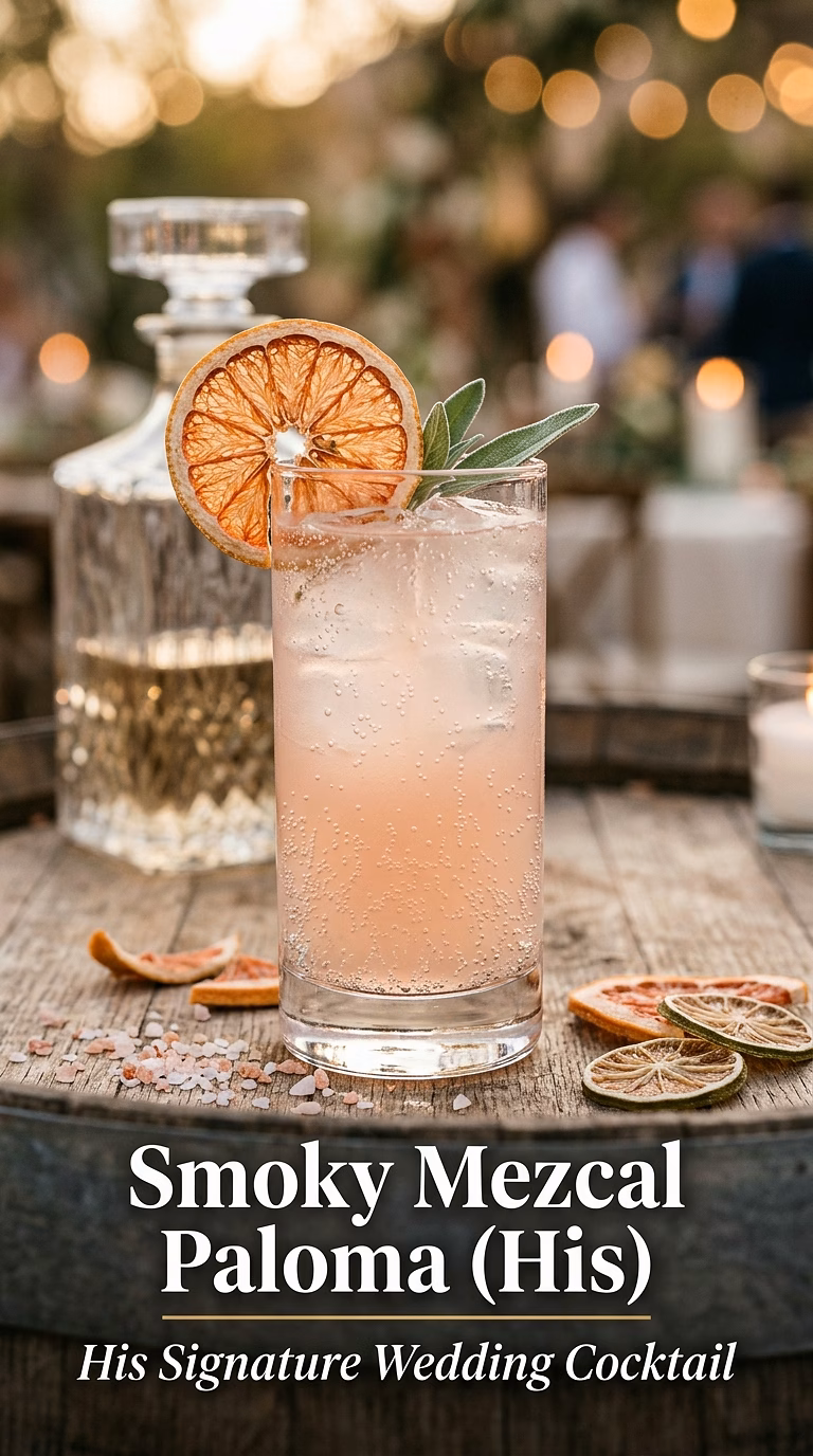 Smoky Mezcal Paloma (His)