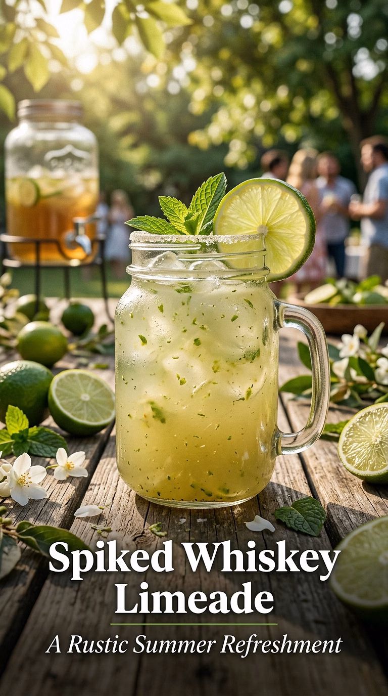 Spiked Whiskey Limeade