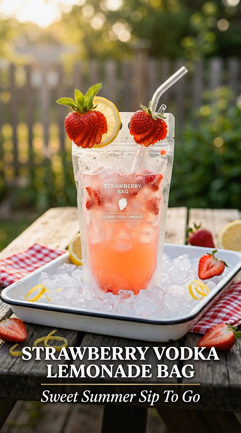 Strawberry Vodka Lemonade Bag