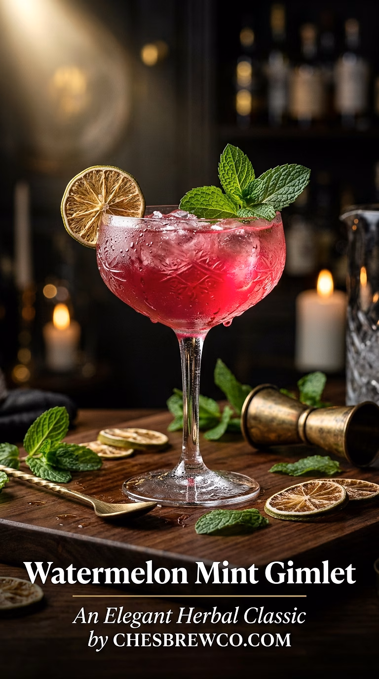Watermelon Mint Gimlet