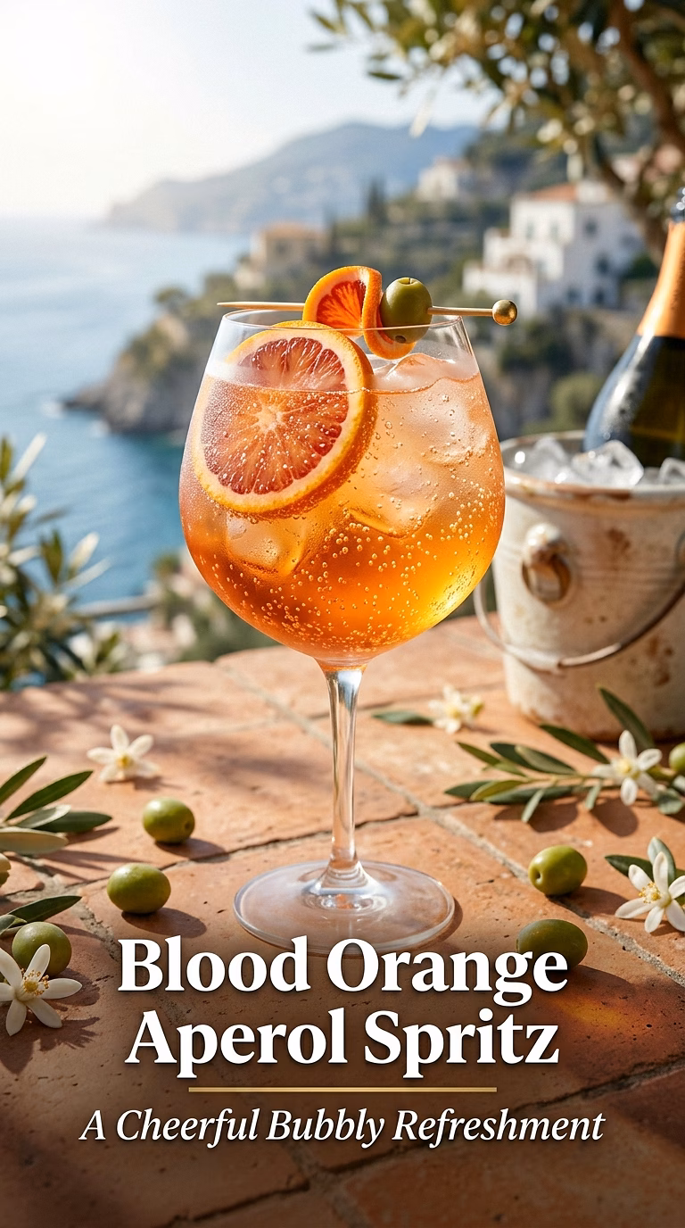 Blood Orange Aperol Spritz