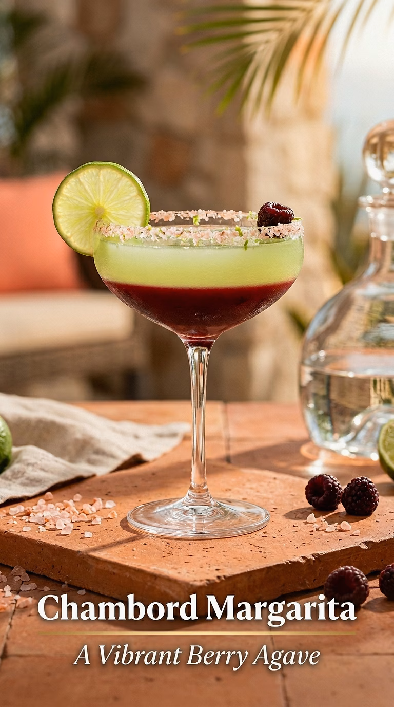 Chambord Raspberry Margarita
