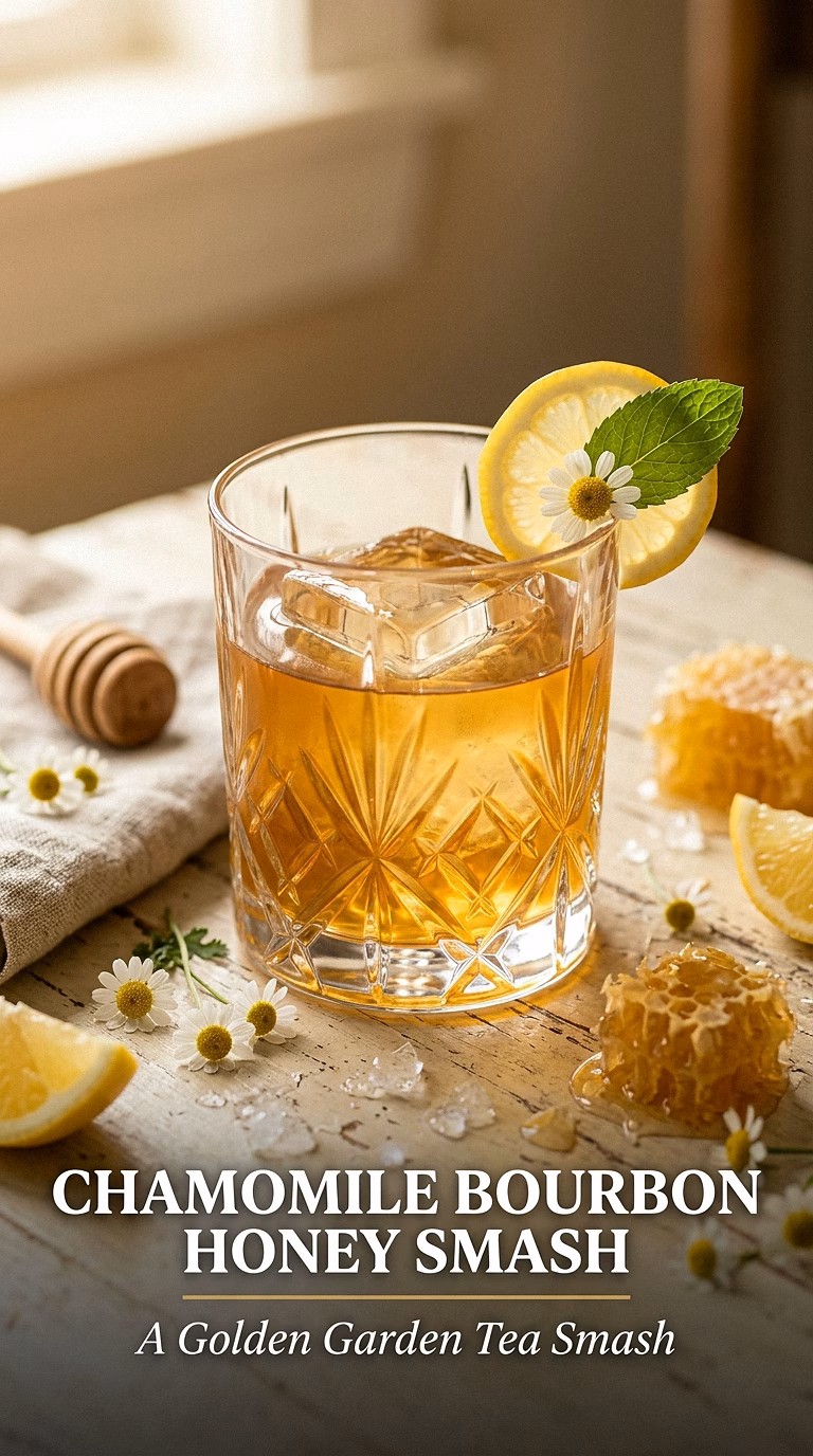 Chamomile Bourbon Honey Smash