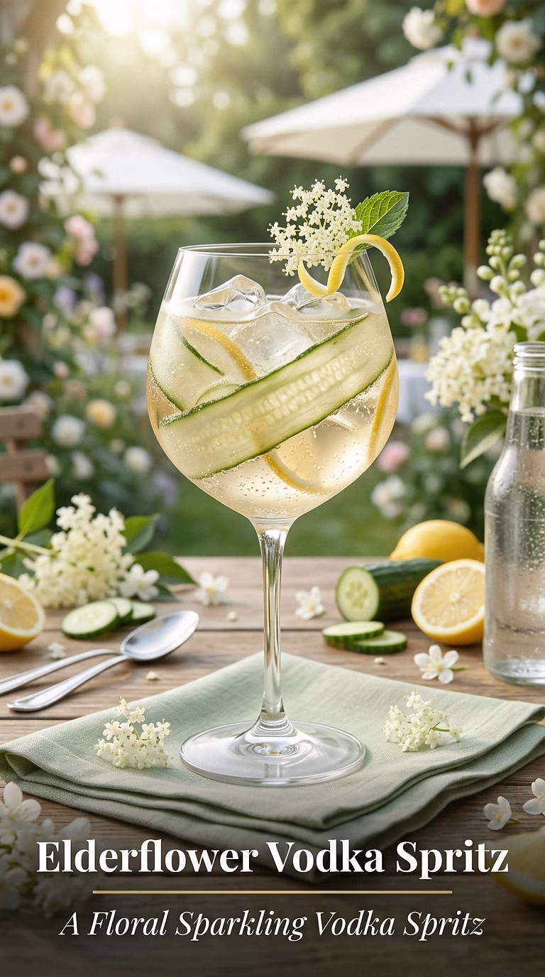Elderflower Vodka Spritz