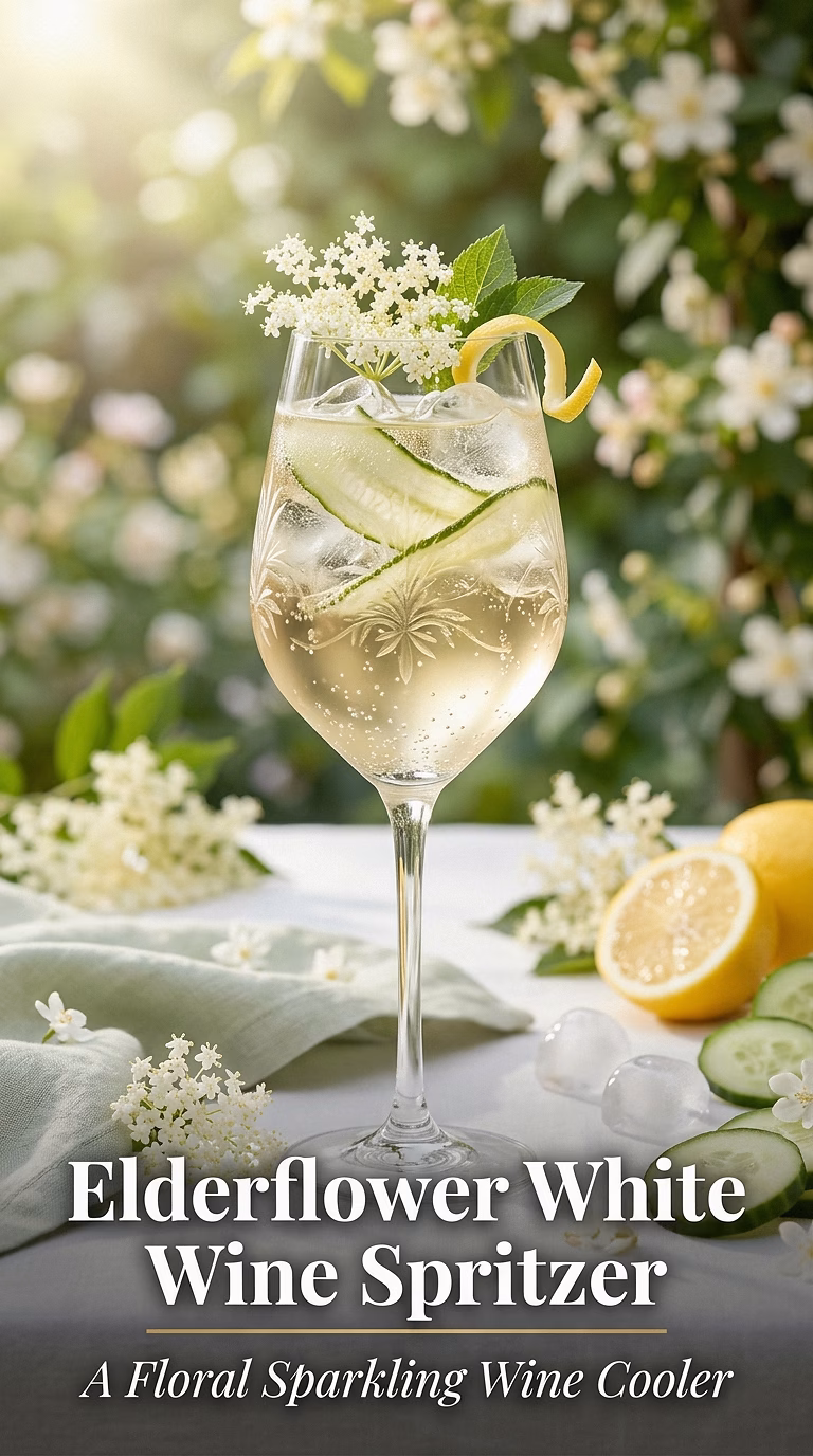 Elderflower White Wine Spritzer
