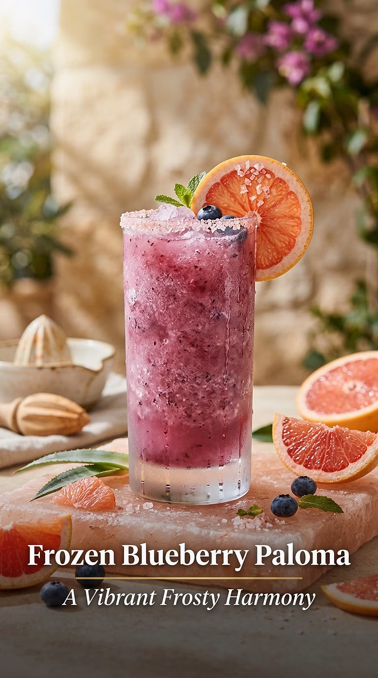 Frozen Blueberry Paloma