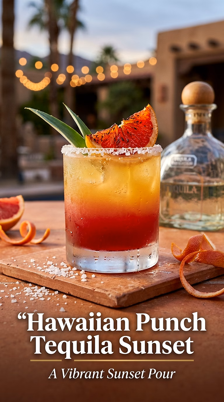 Hawaiian Punch Tequila Sunset