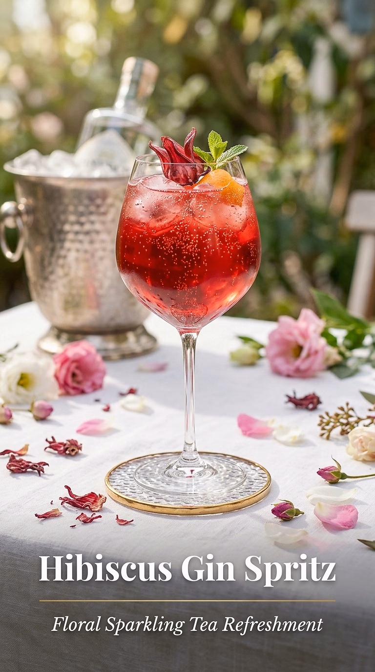 Hibiscus Gin Spritz