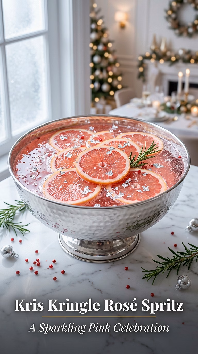 Kris Kringle Rosé Spritz Punch