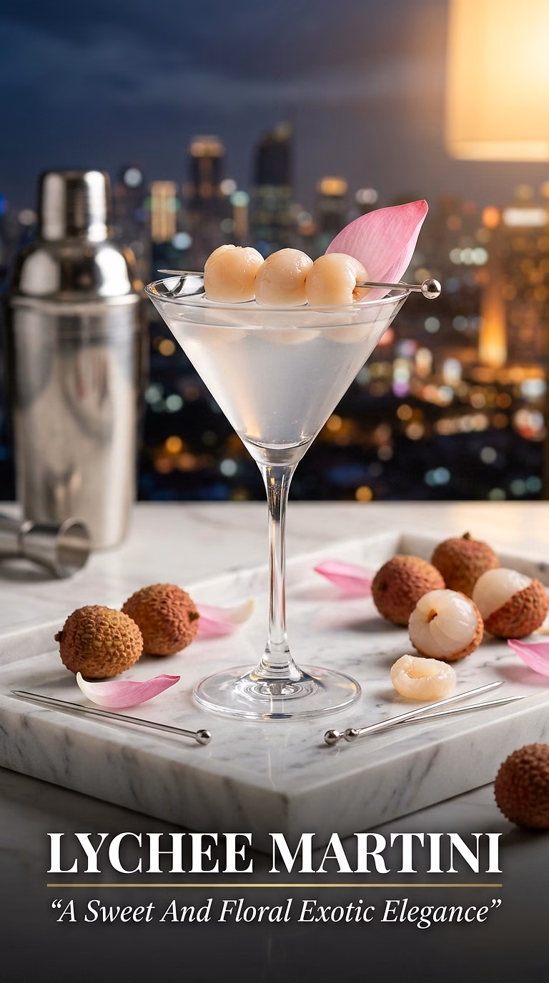 Lychee Martini (Indonesian Style)