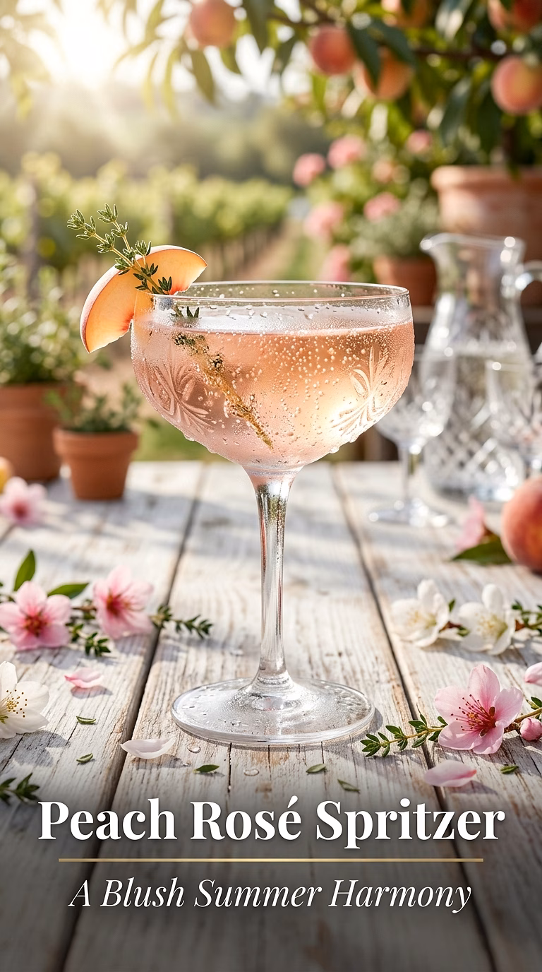 Peach Rosé Spritzer