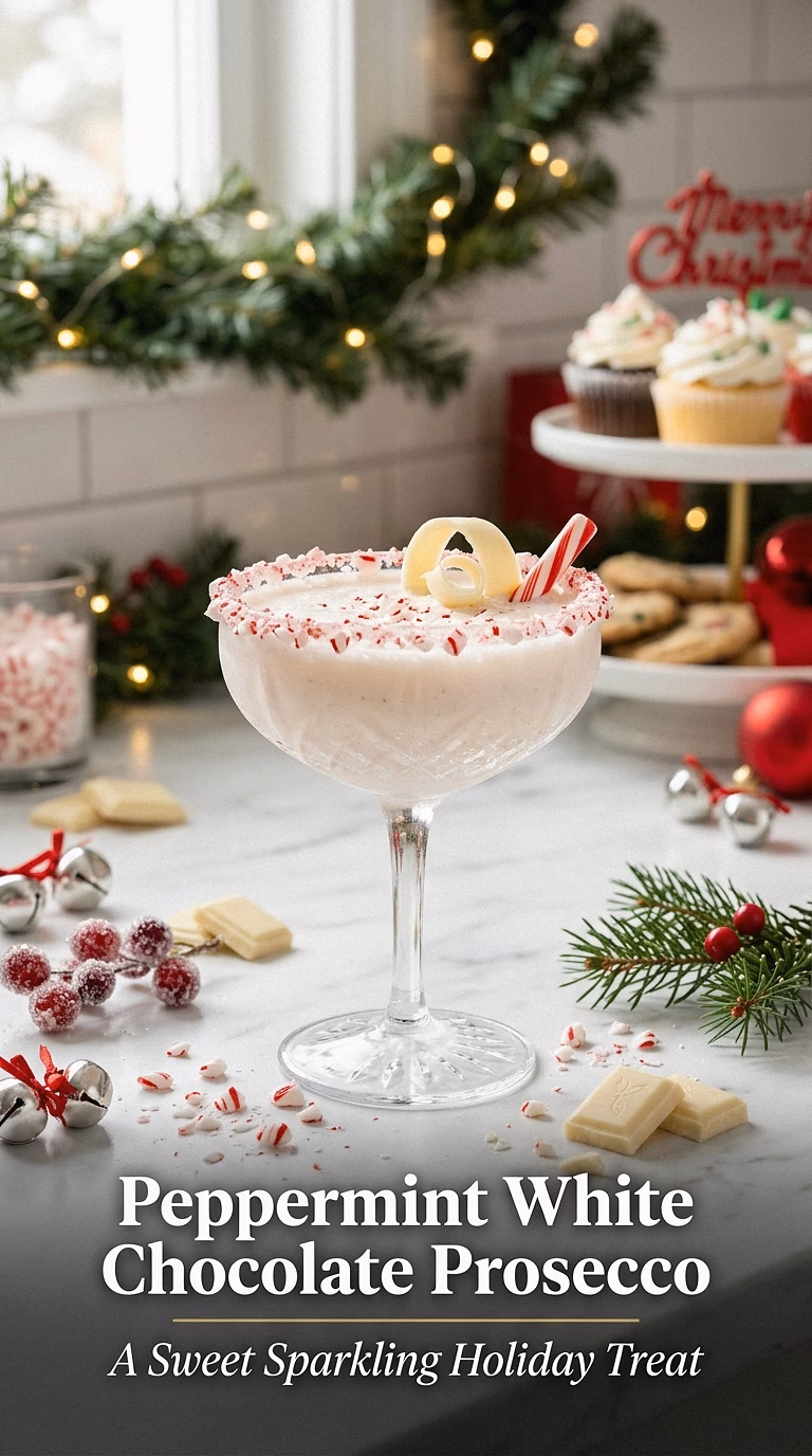 Peppermint White Chocolate Prosecco