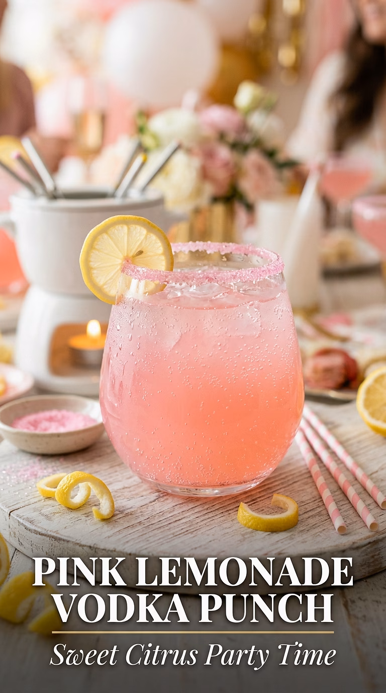 Pink Lemonade Vodka Punch