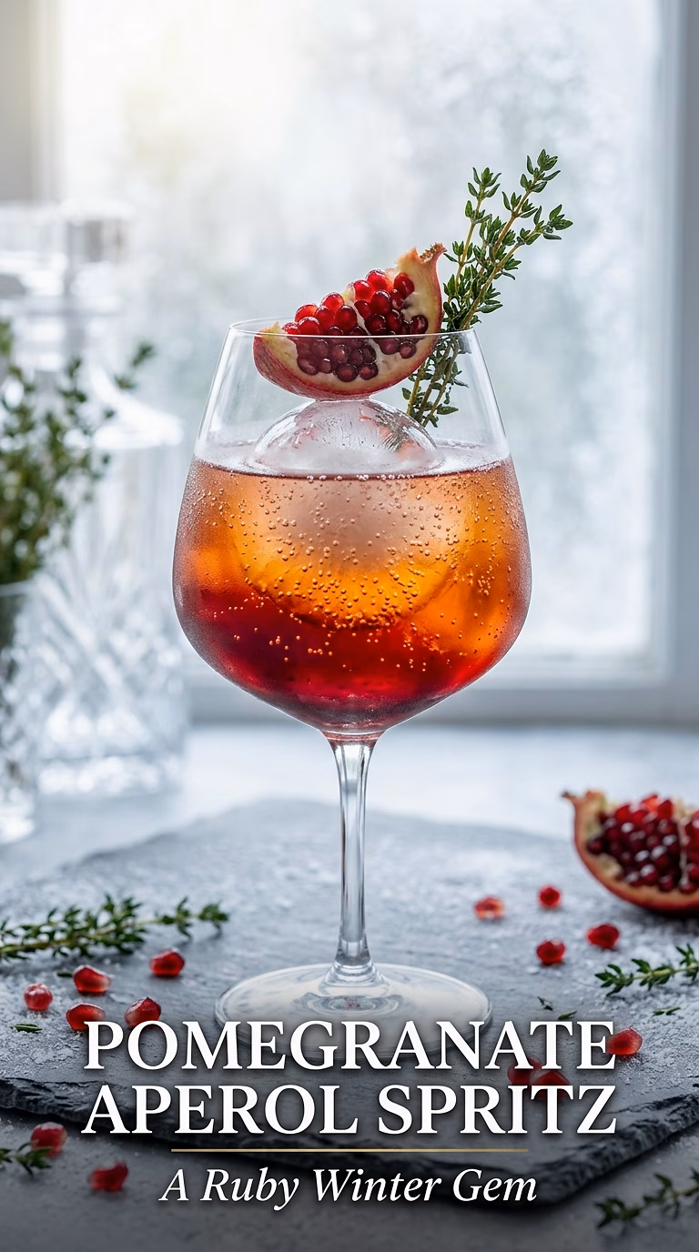 Pomegranate Aperol Spritz