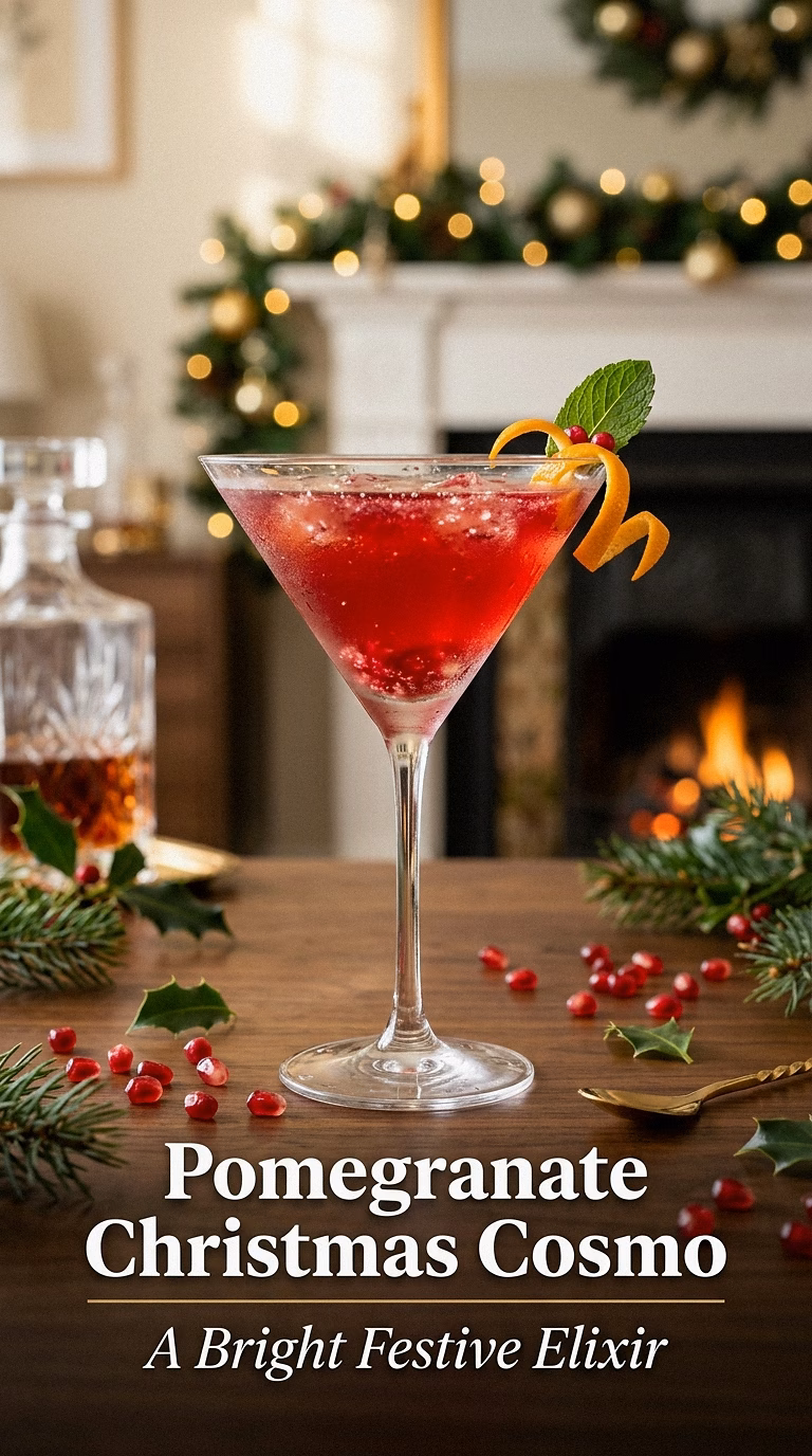 Pomegranate Christmas Cosmo