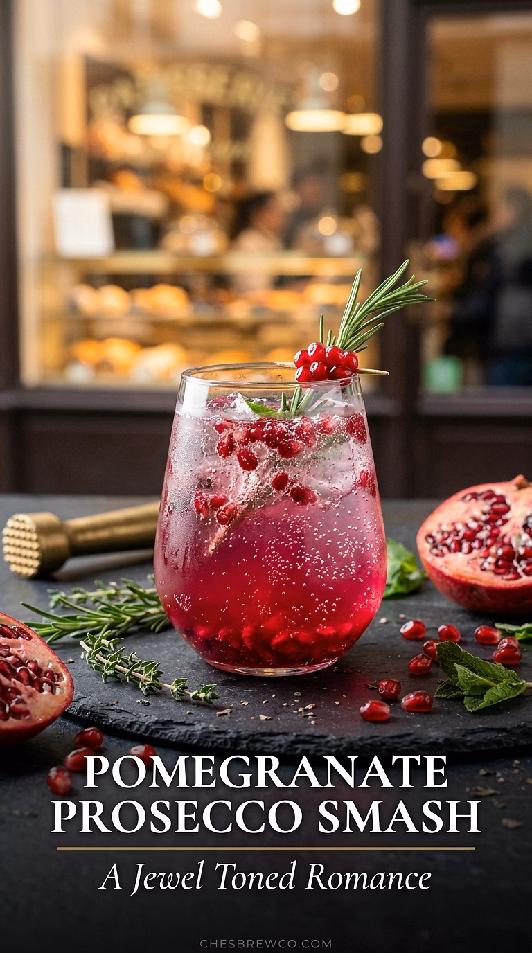 Pomegranate Prosecco Smash