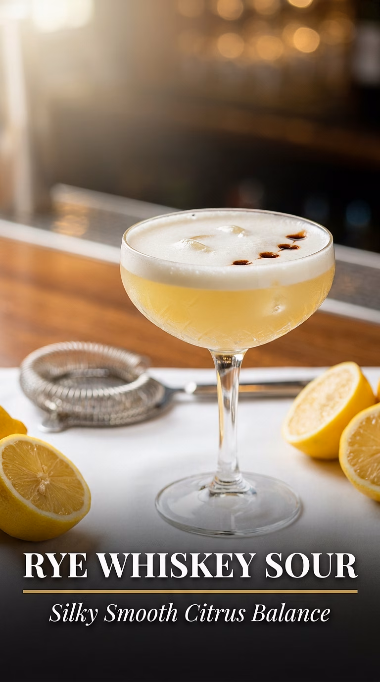 Rye Whiskey Sour